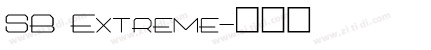 SB Extreme字体转换